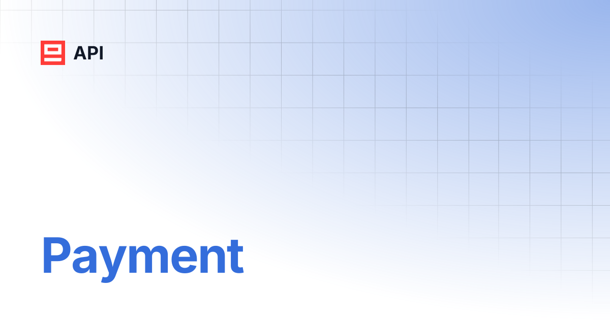 Payment | API